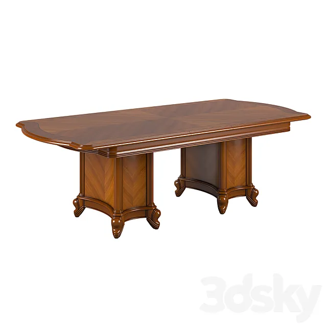 2600400_230_1_Carpenter_Extensible_dining_table_2000x1150x760 3D Model