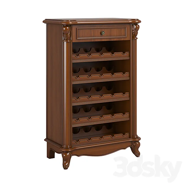 2610250_230_1_Carpenter_Small_bar_cabinet_722x405x1100 3D Model