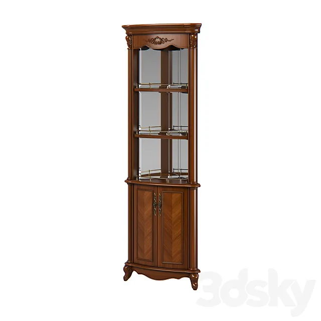 2617800_230_1_Carpenter_Open_top_High_corner_cabinet_547x547x2155 3D Model
