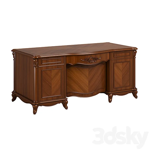 2670000_230_1_Carpenter_Desk_wood_top_1780x900x782 3D Model