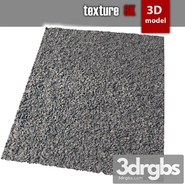 279 Beach Pebble 3D Model Download