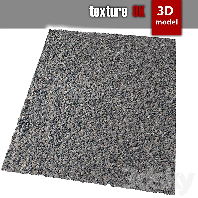 279 Beach Pebble 3DModel