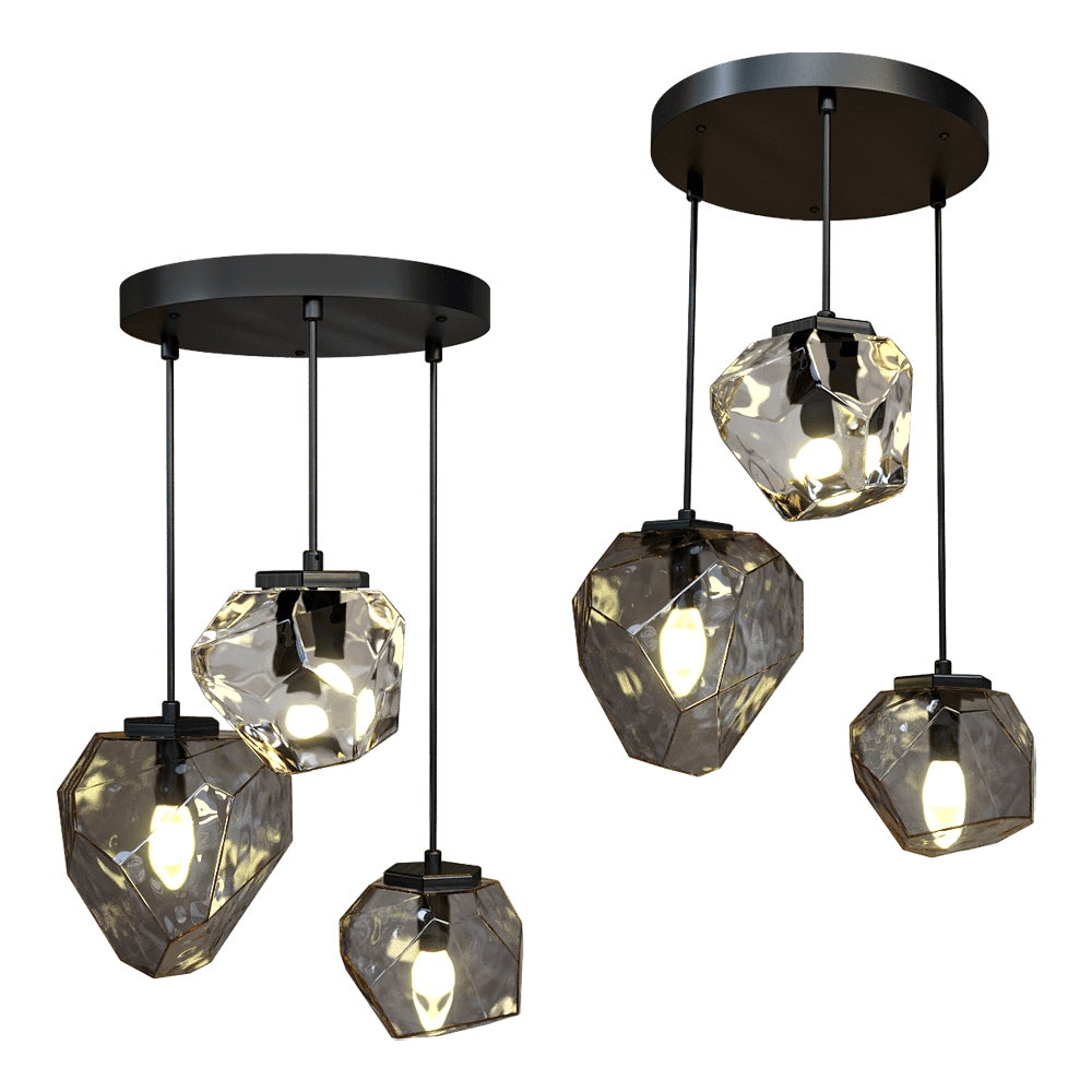 2К Светомастерская - Pendant lamp CRYSTAL 011 3D Model