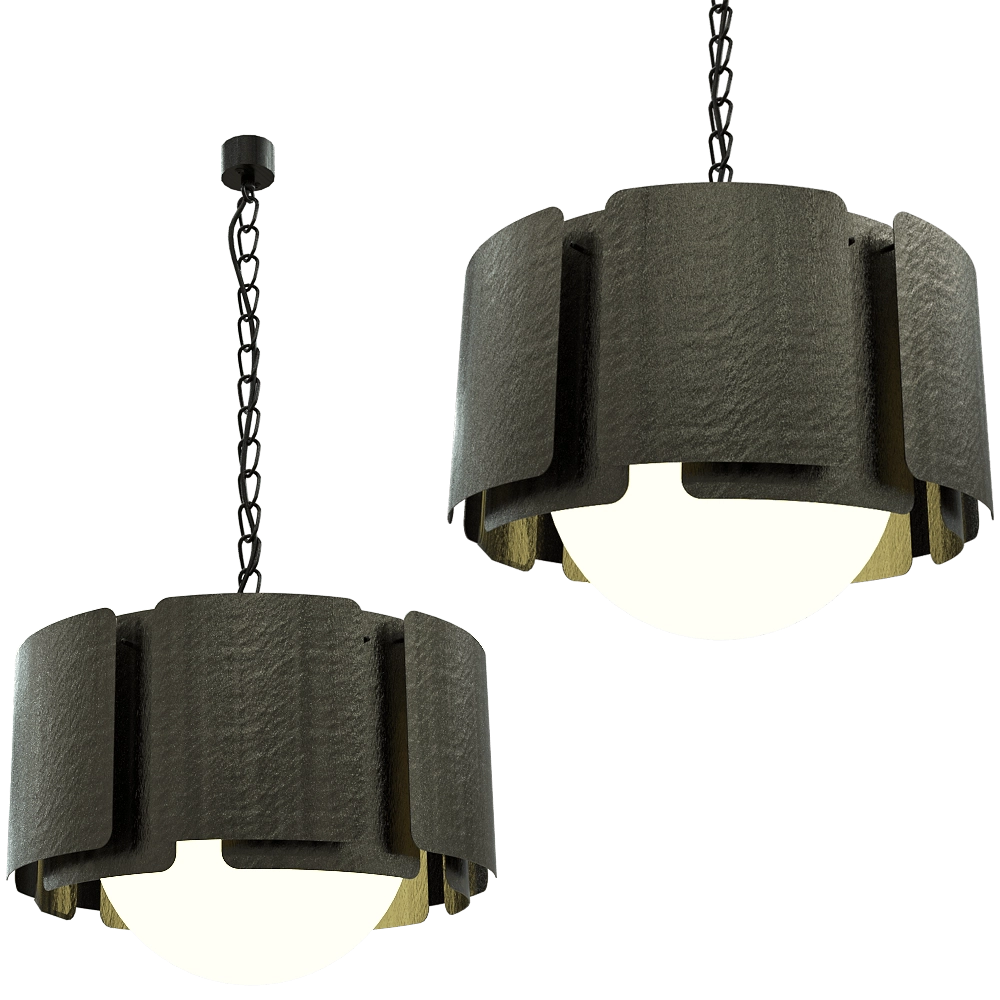 2К Светомастерская - Pendant lamp FERRUM 011 3D Model