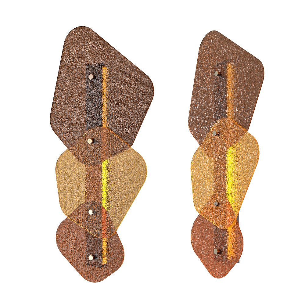 2К Светомастерская - Wall lamp AMBER 021 3D Model