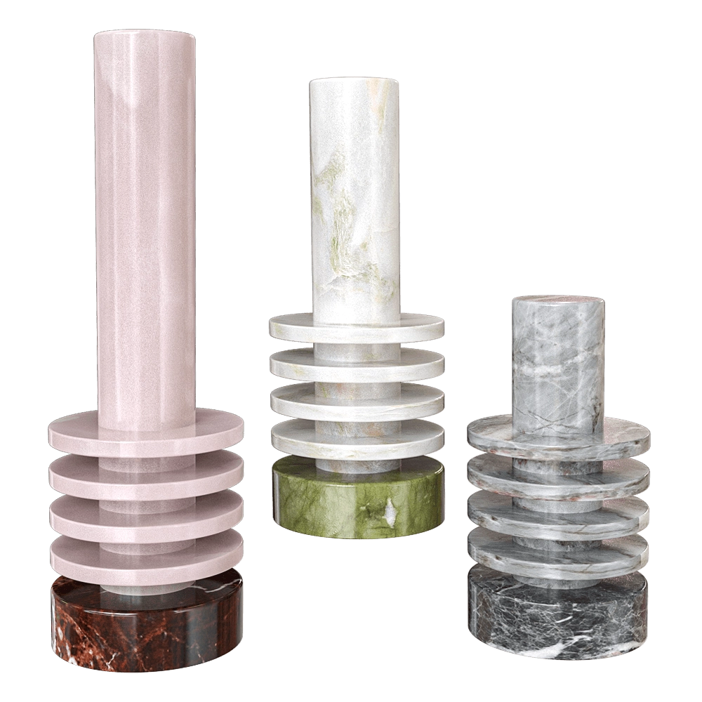 2K1M - Сandle holder Conicita 3D Model