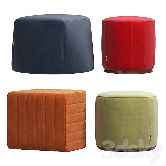 2nd collection of poufs from DOMKAPA Free Download