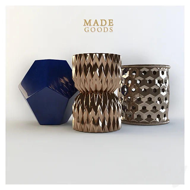 3 ceramic stool from the company MADEGOODS 3D Model