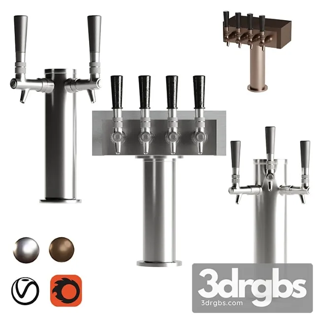 3 Faucet Draft Beer Set Free Download