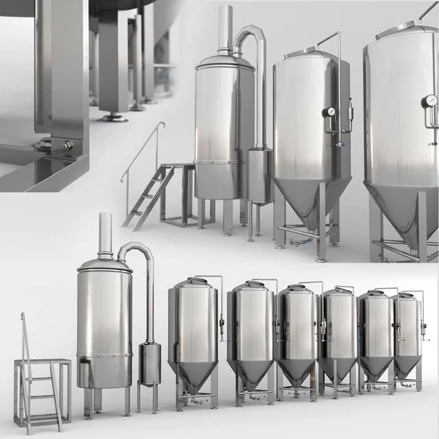 300 liters of beer varochnik CCT + (brewery) 3D Model