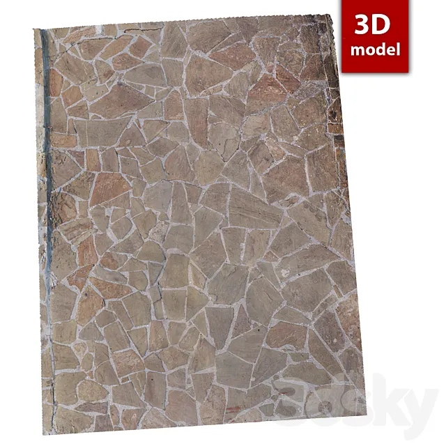 311 Paving stones 3D Model