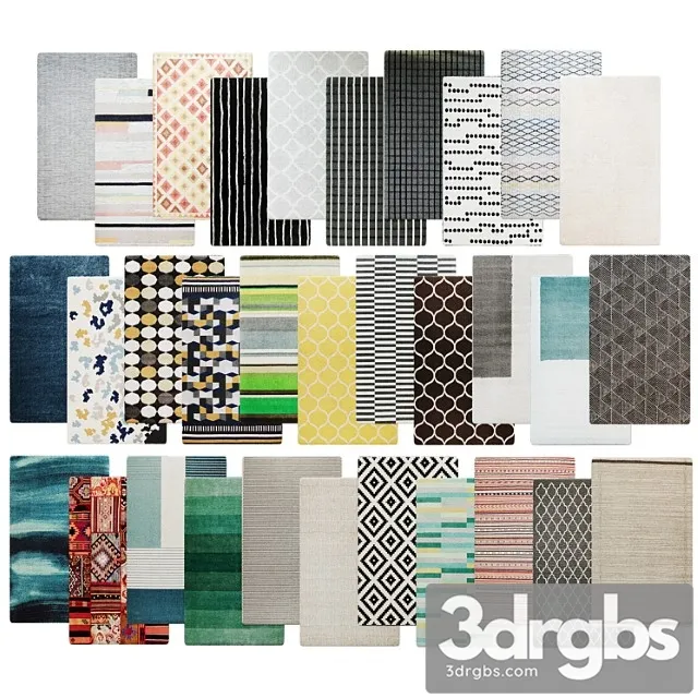 32 Ikea Rug Collection 7 3D Model Free