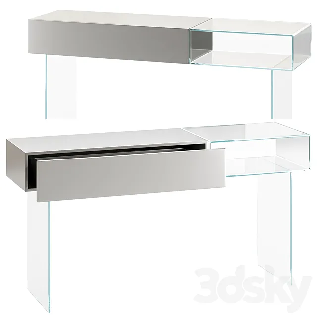 36e8 Glass Console – 1365 – Lago 3D Model