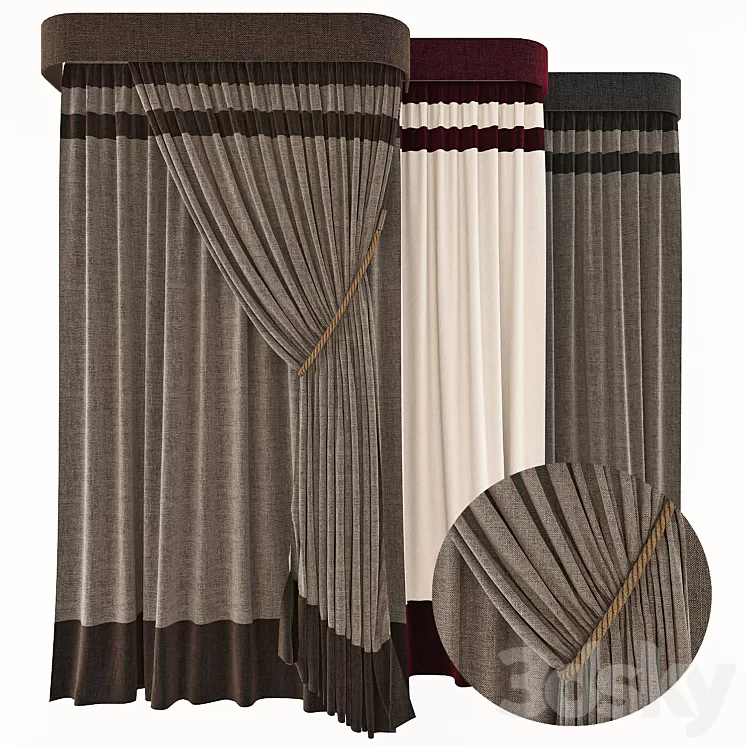 3Curtains 3D Model