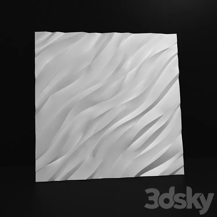 3D bar "Ribbon" 3D Model