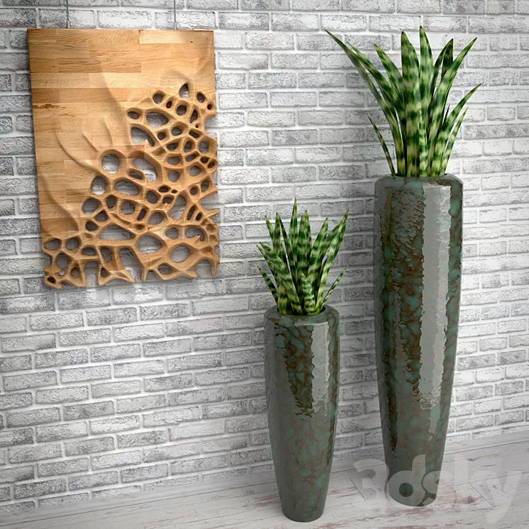 3D CNC milled Maple wood 3D Model