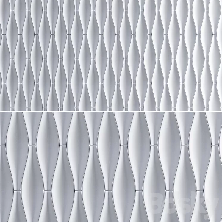 3d Gypsum Panels 3D Model