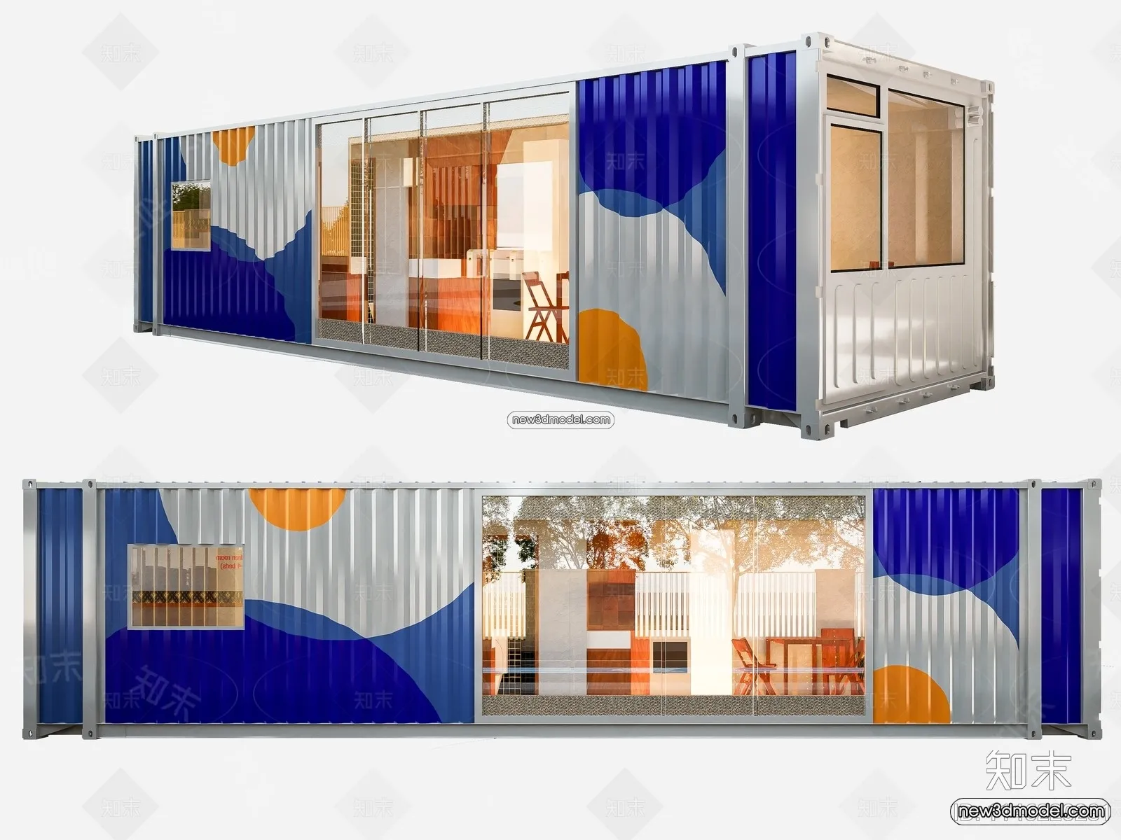 3D Model of Container Coffee - 3D Scene - 107