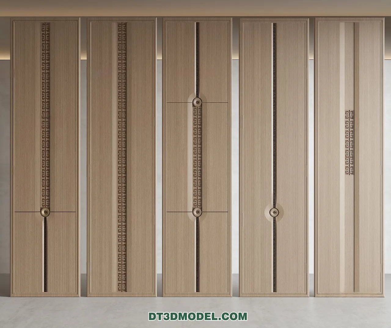 3D Model of Headboard - Bedroom Decoration 3D - 100