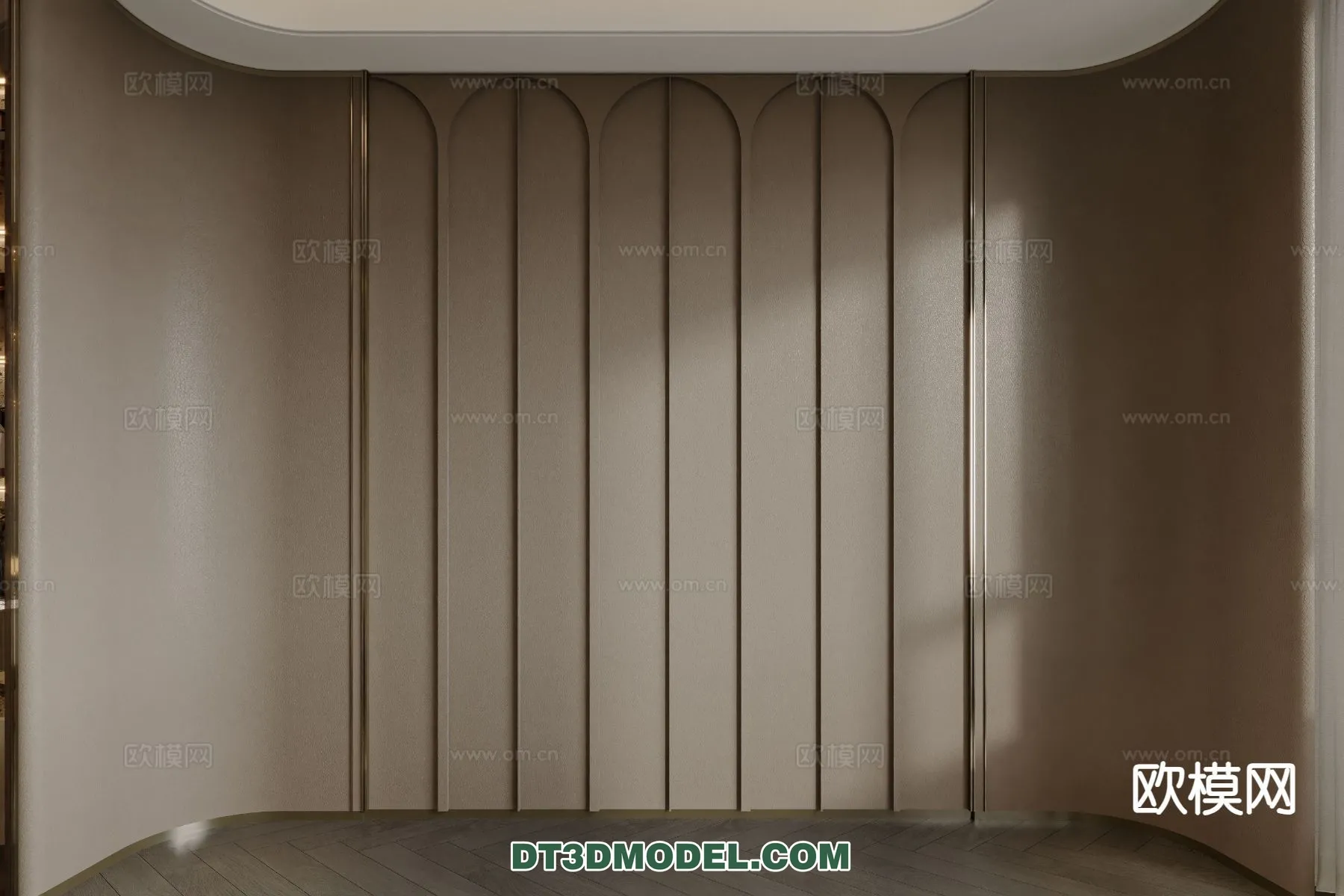 3D Model of Headboard - Bedroom Decoration 3D - 105