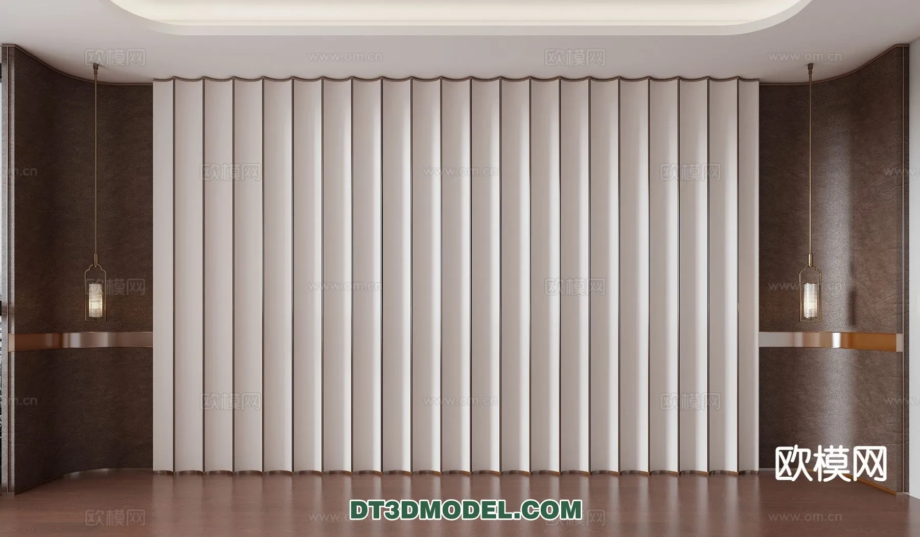 3D Model of Headboard - Bedroom Decoration 3D - 128