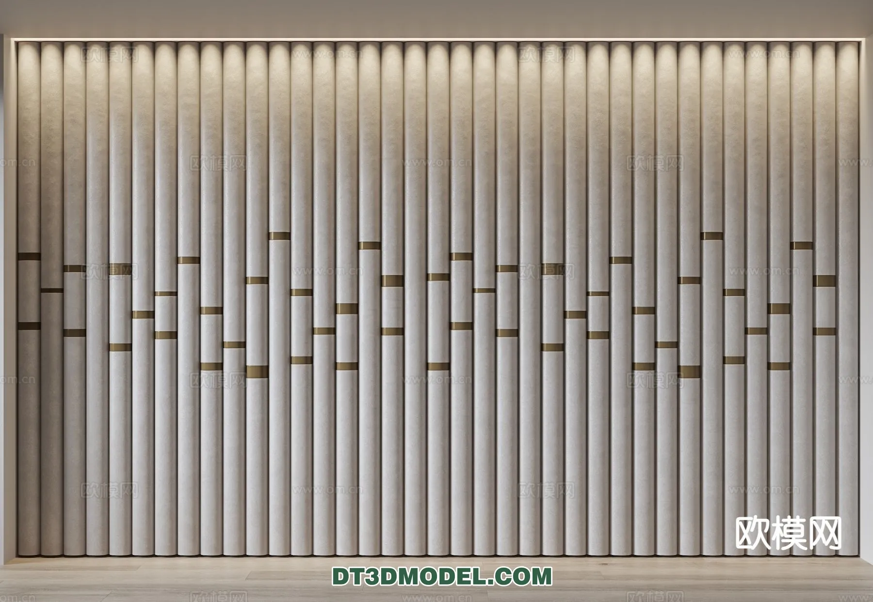 3D Model of Headboard - Bedroom Decoration 3D - 132