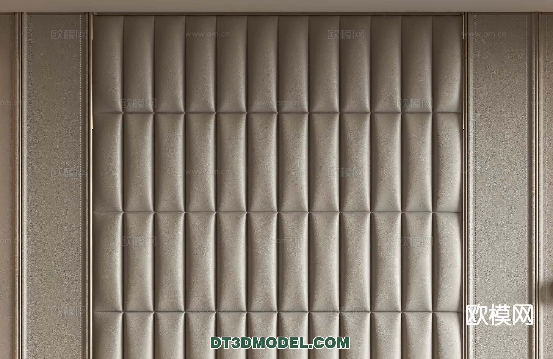 3D Model of Headboard - Bedroom Decoration 3D - 134