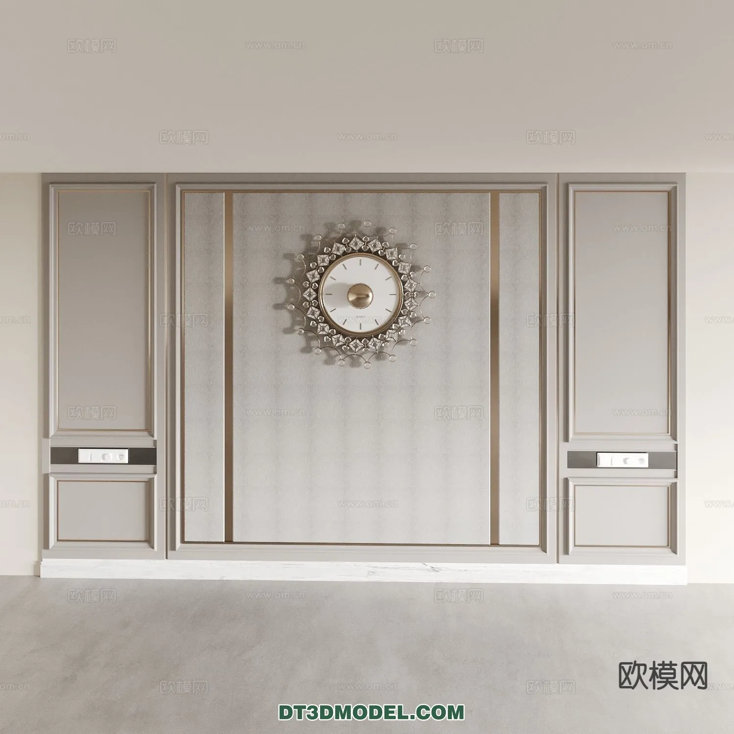 3D Model of Headboard - Bedroom Decoration 3D - 152