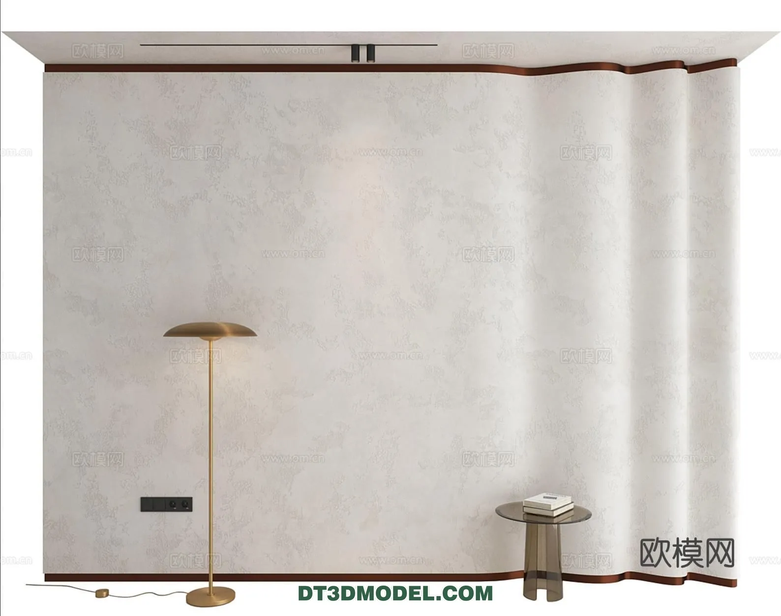 3D Model of Headboard - Bedroom Decoration 3D - 157