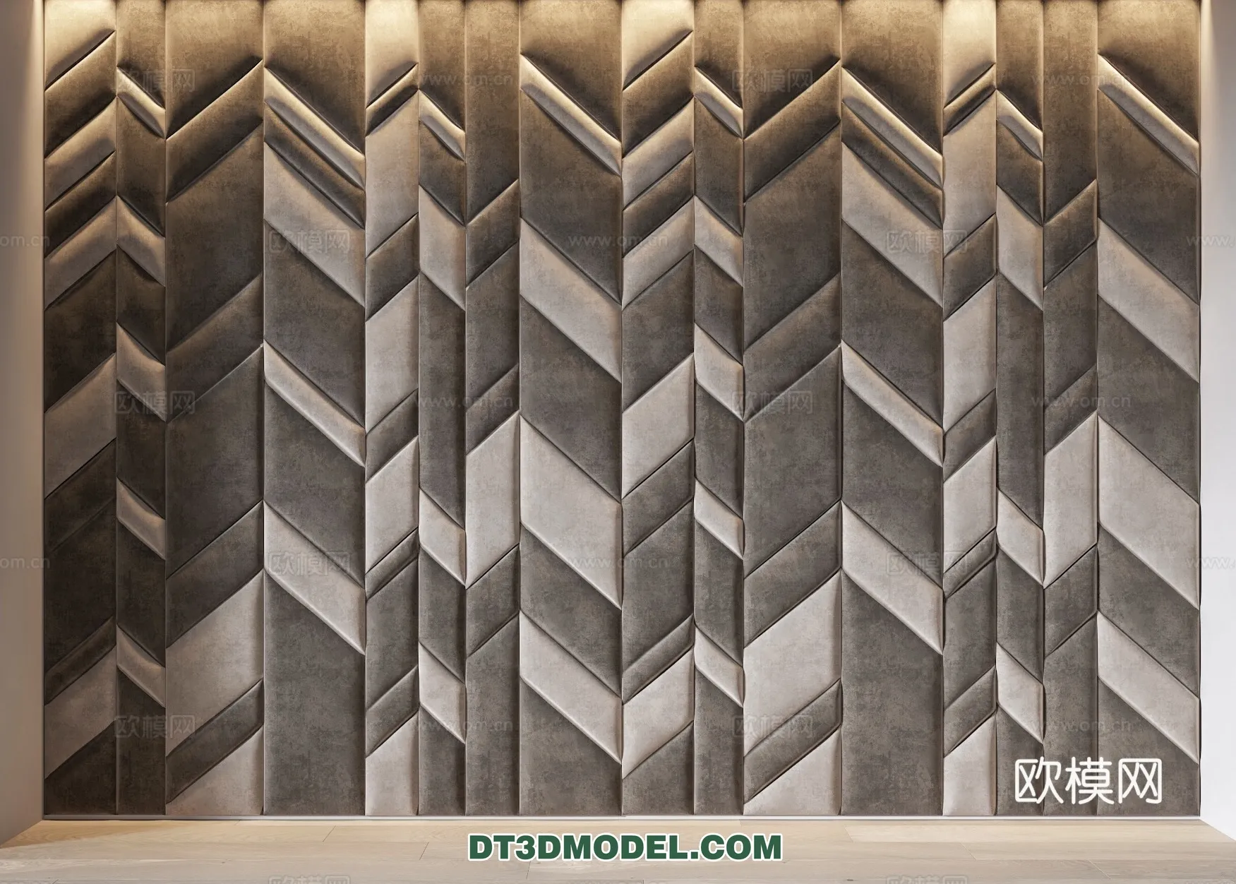 3D Model of Headboard - Bedroom Decoration 3D - 161