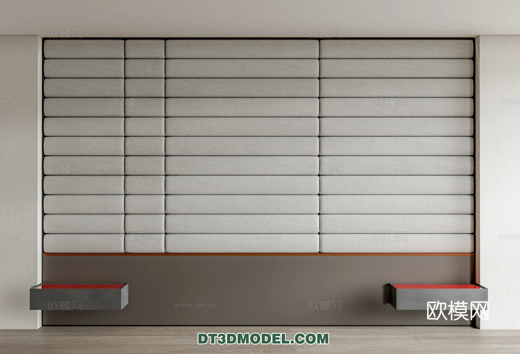 3D Model of Headboard - Bedroom Decoration 3D - 184