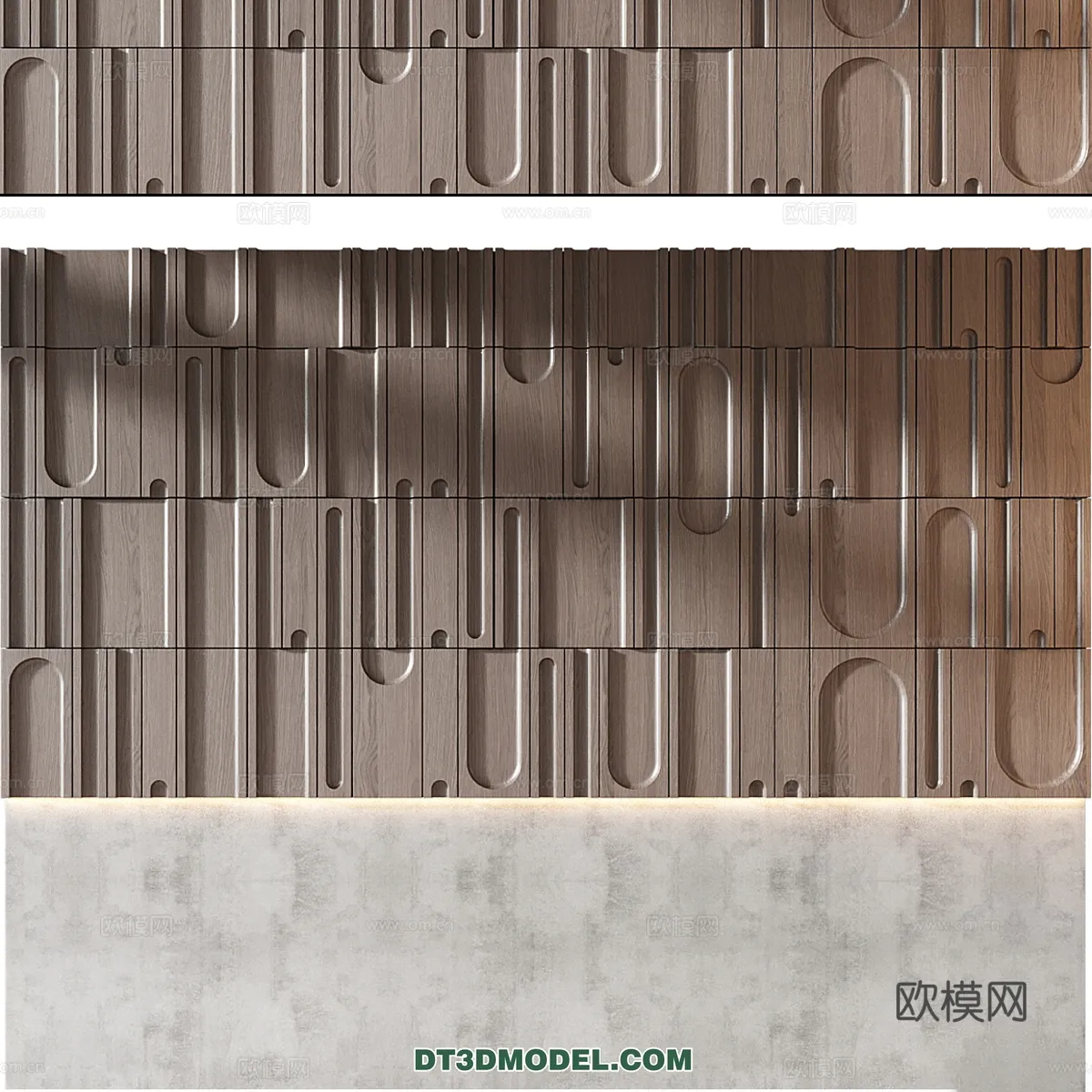 3D Model of Headboard - Bedroom Decoration 3D - 195