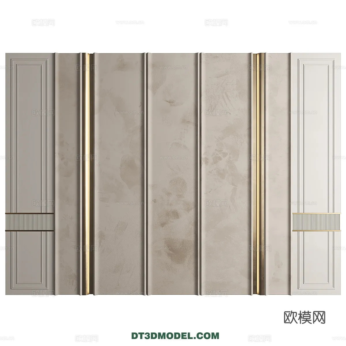 3D Model of Headboard - Bedroom Decoration 3D - 200