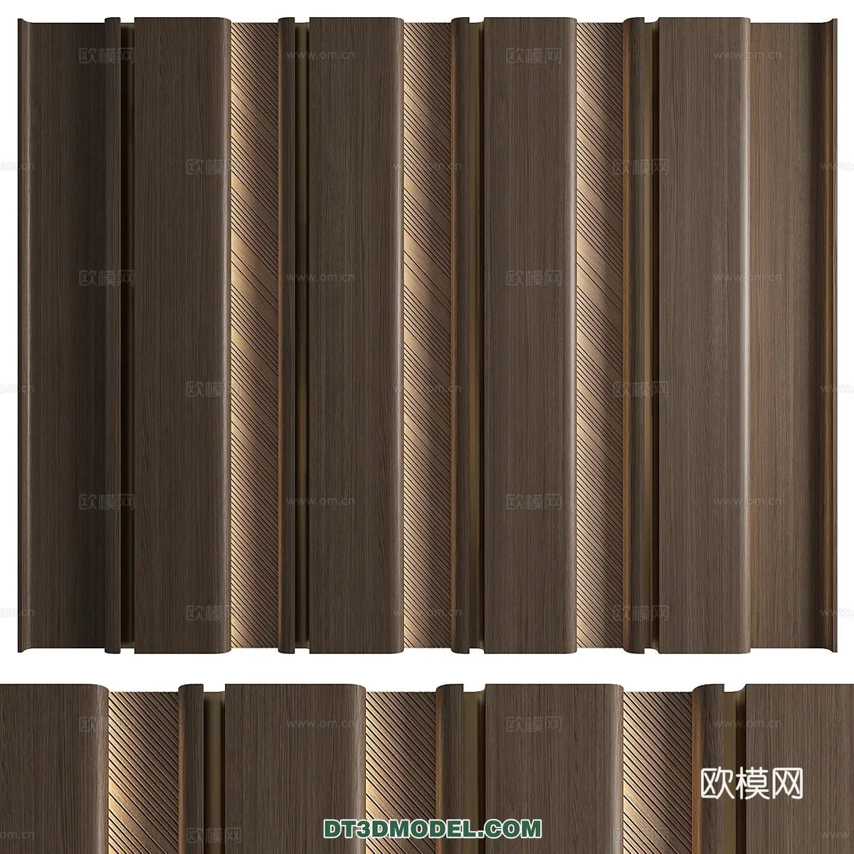 3D Model of Headboard - Bedroom Decoration 3D - 202