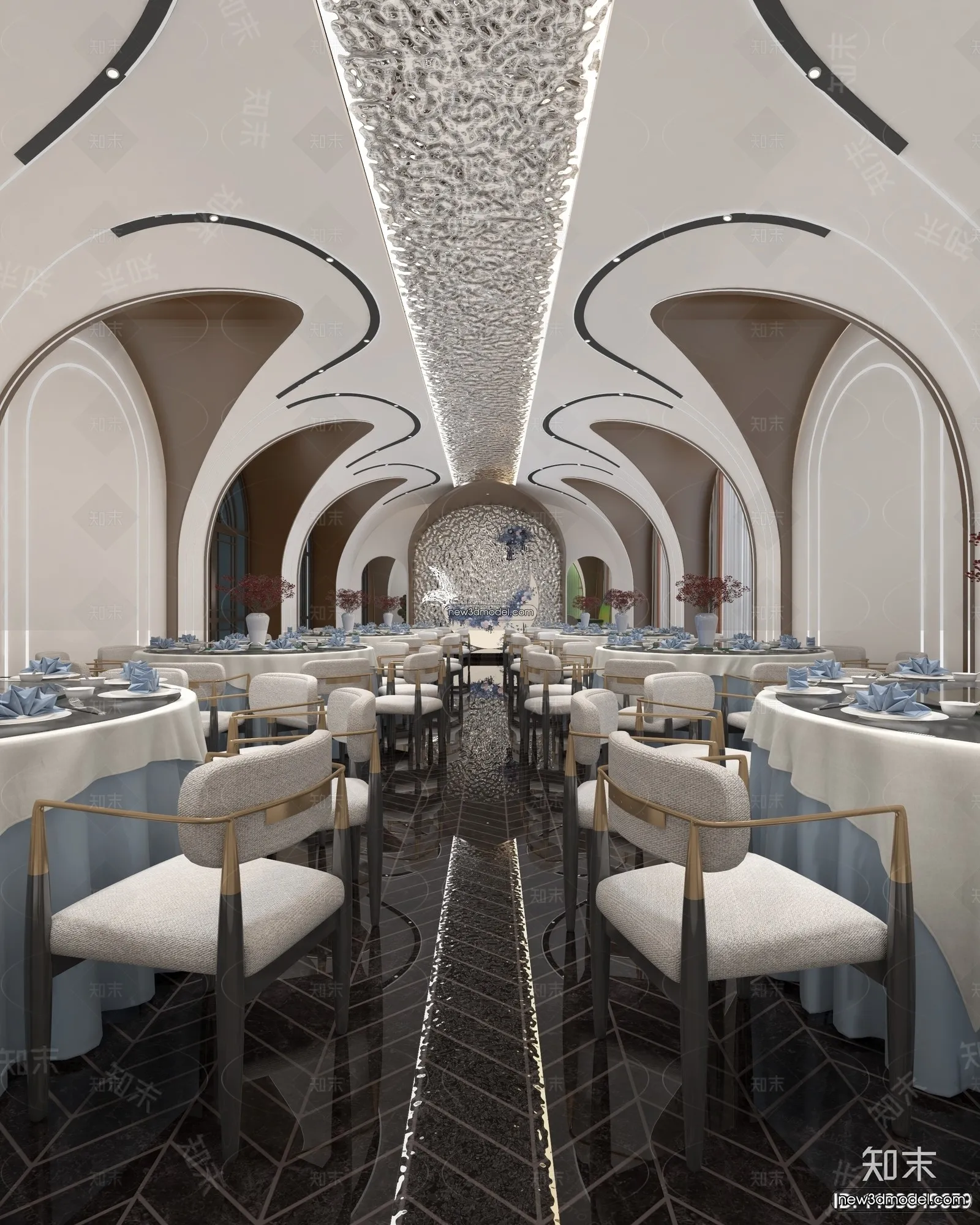 3D Model of Wedding Hall - 3D Scene - 097