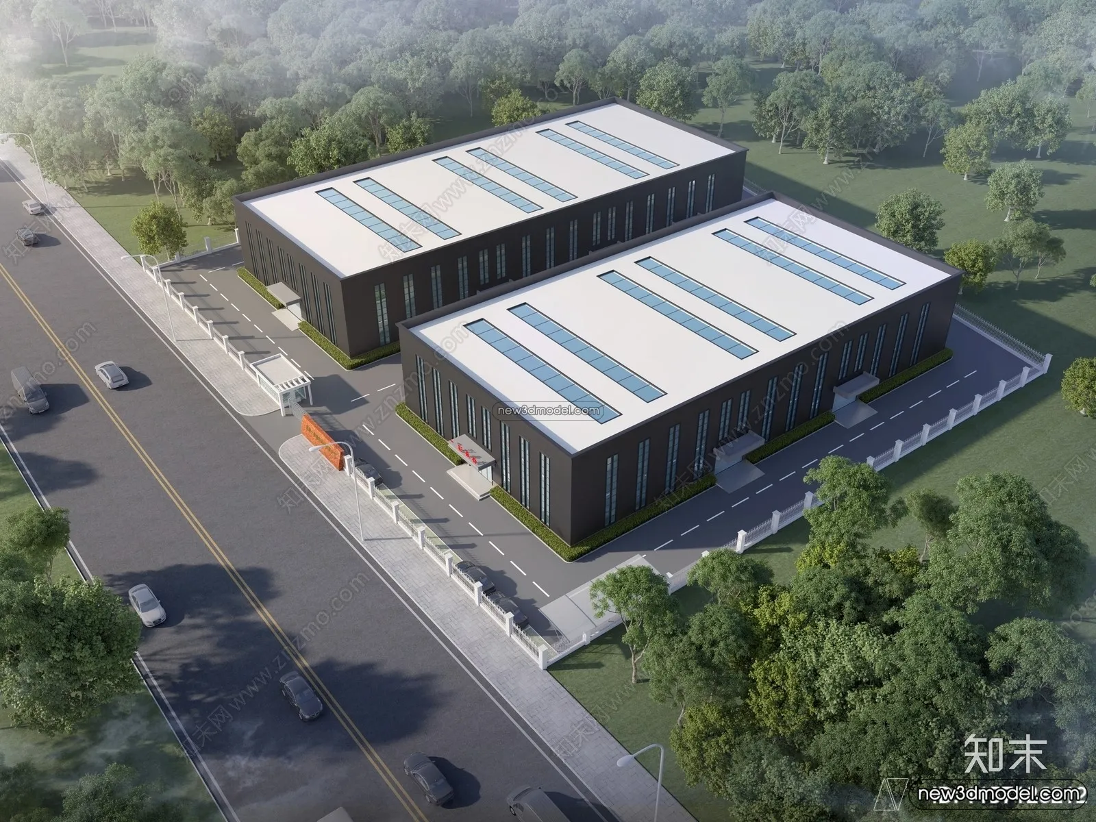 3D Models of Apartment Building - Exterior 3D Scenes - 009