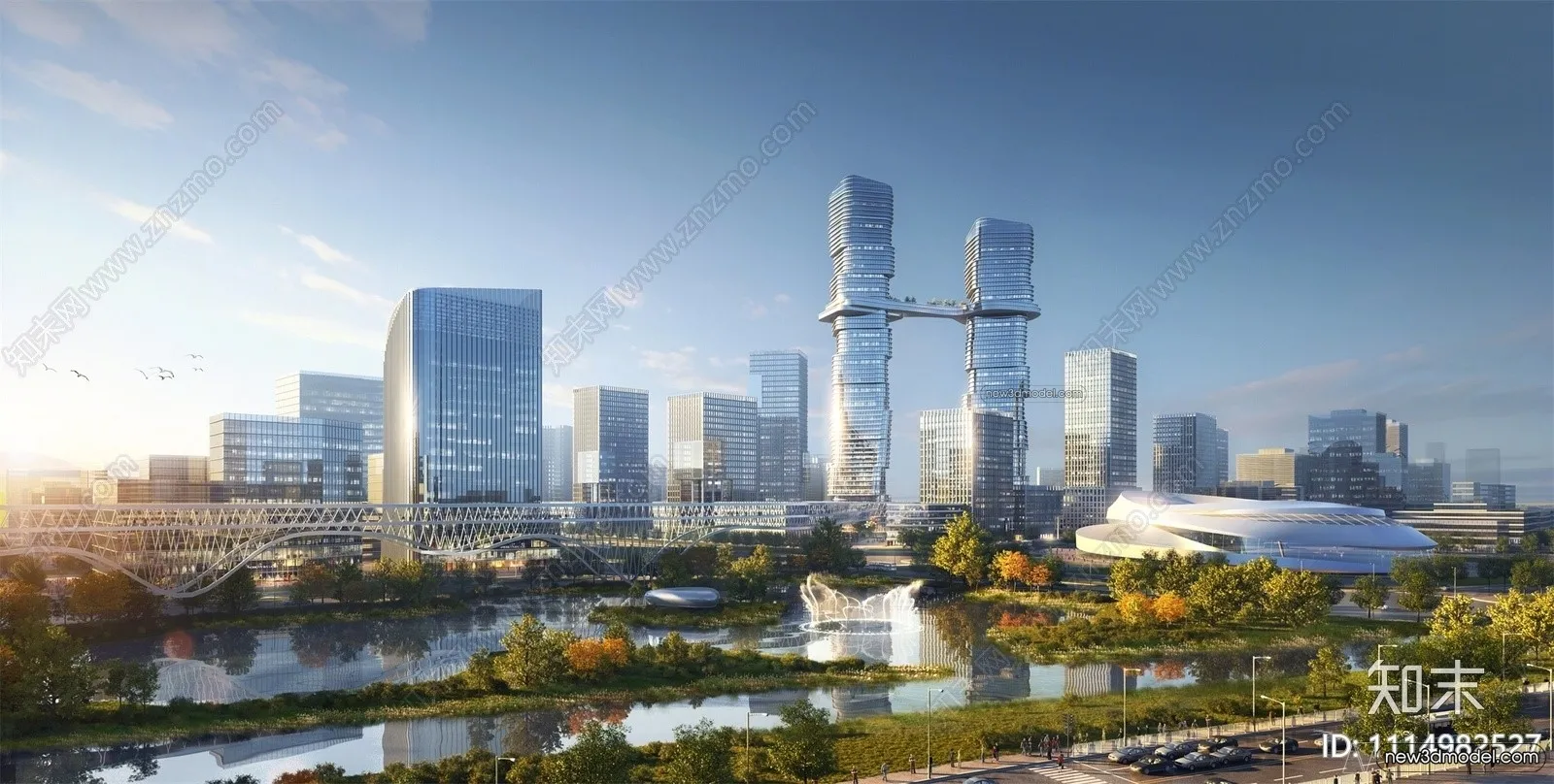 3D Models of Commercial Building - Exterior 3D Scenes - 041