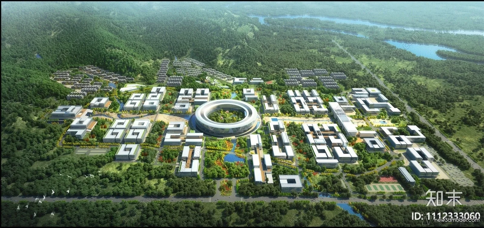 3D Models of Commercial Building - Exterior 3D Scenes - 054