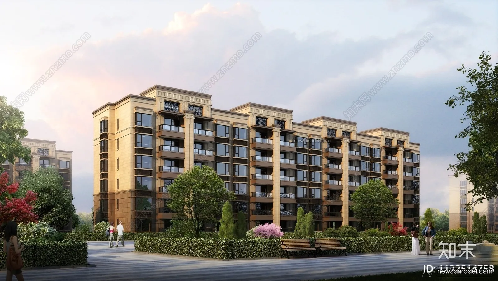 3D Models of Commercial Building - Exterior 3D Scenes - 062