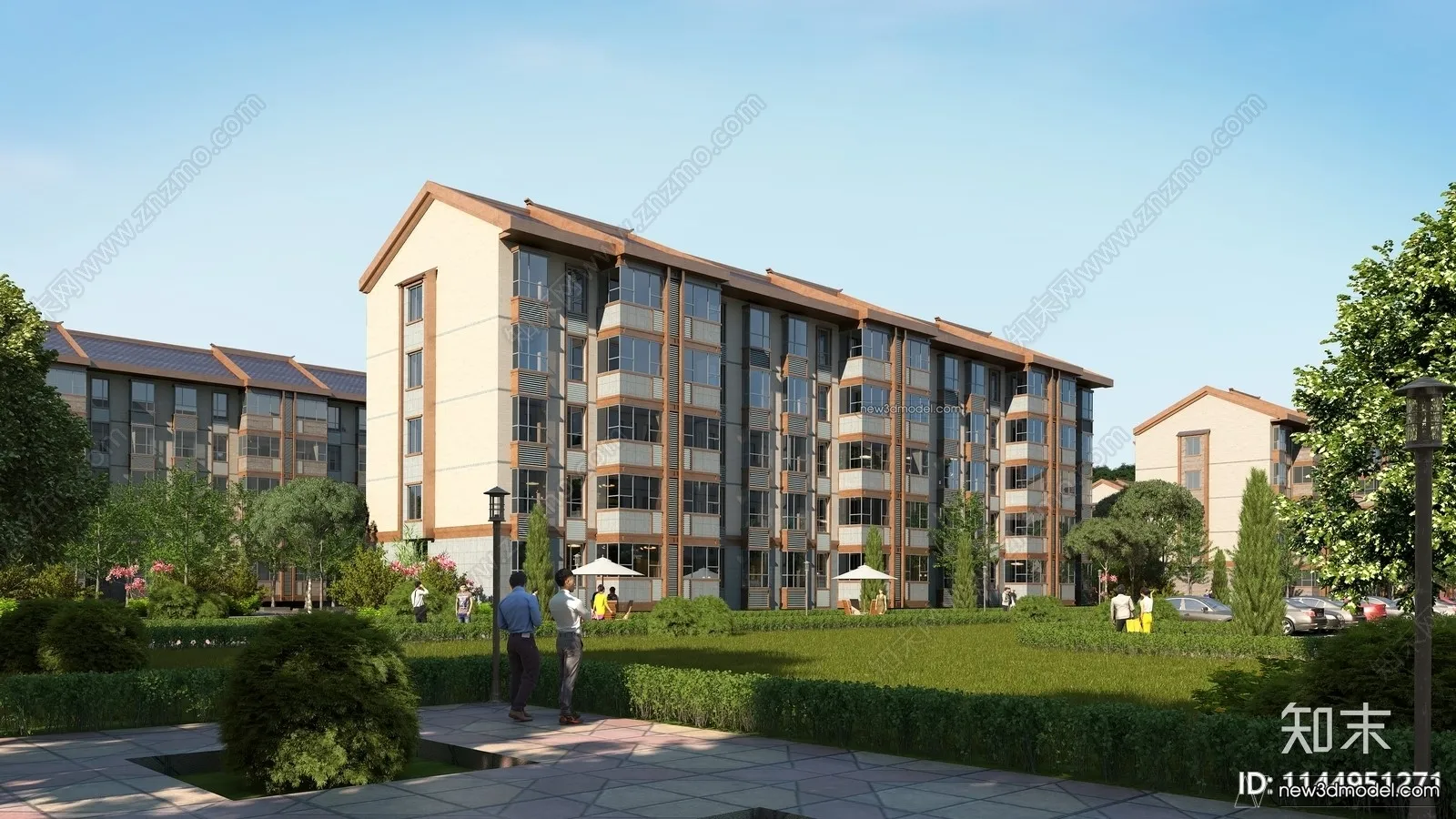 3D Models of Commercial Building - Exterior 3D Scenes - 070