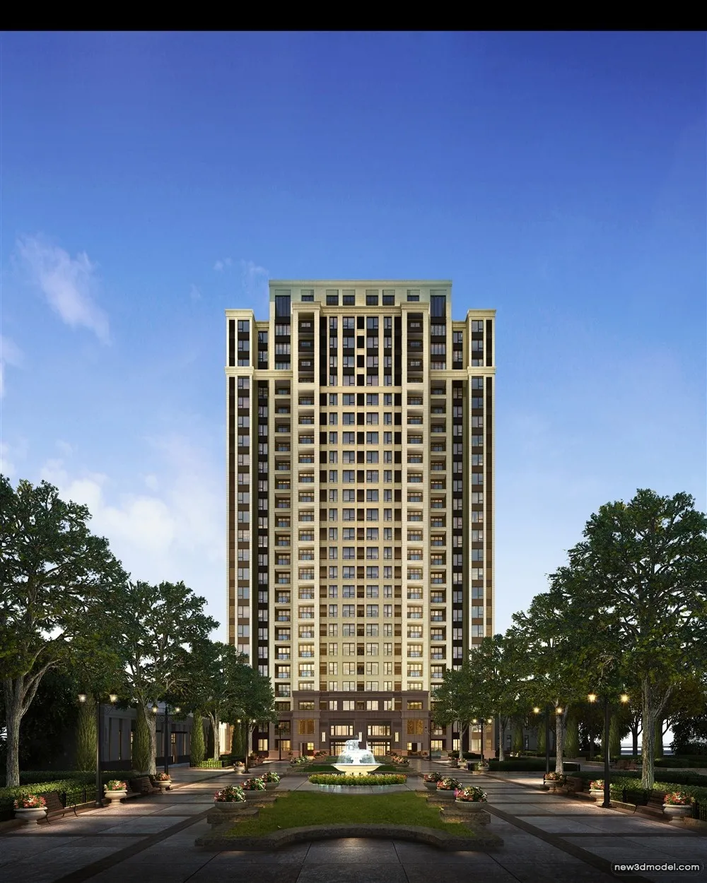 3D Models of Commercial Building - Exterior 3D Scenes - 085