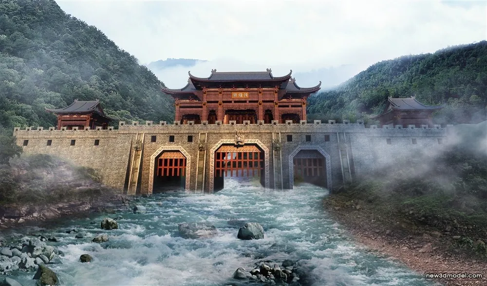 3D Models of Commercial Building - Exterior 3D Scenes - 099