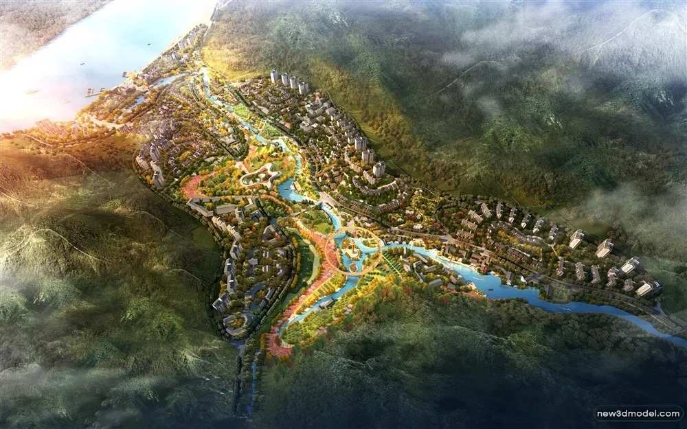 3D Models of Commercial Building - Exterior 3D Scenes - 100