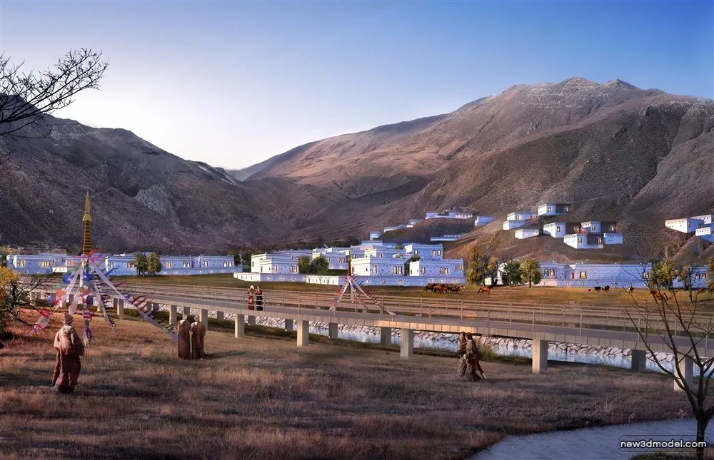 3D Models of Commercial Building - Exterior 3D Scenes - 1020