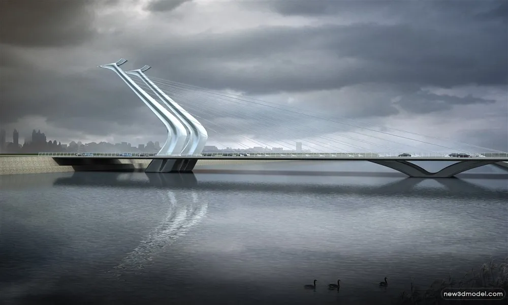 3D Models of Commercial Building - Exterior 3D Scenes - 1025