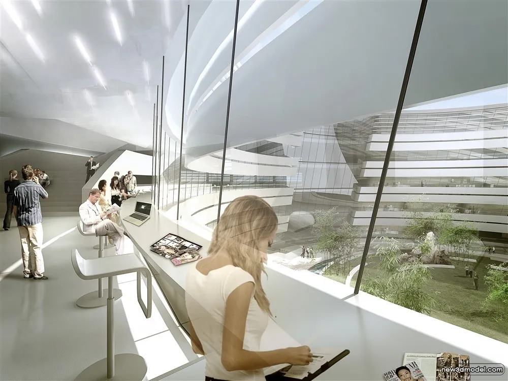 3D Models of Commercial Building - Exterior 3D Scenes - 1033