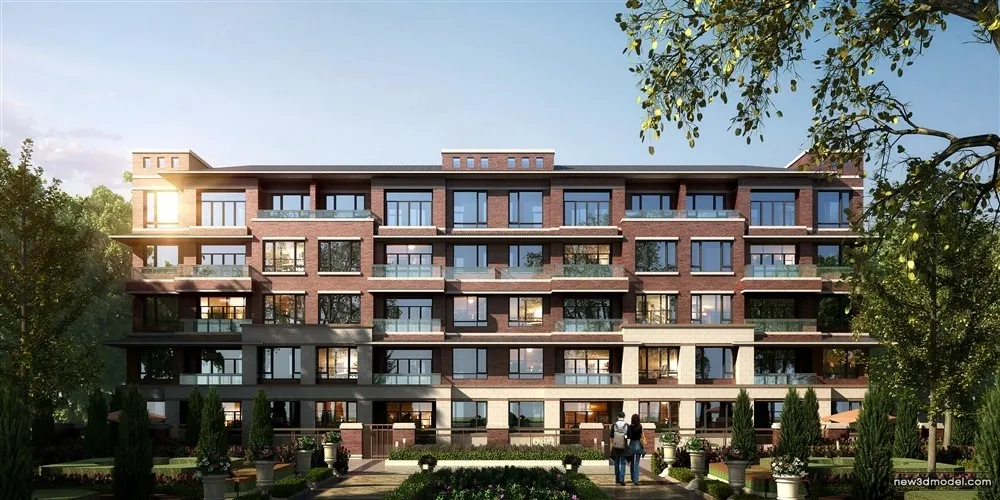 3D Models of Commercial Building - Exterior 3D Scenes - 104