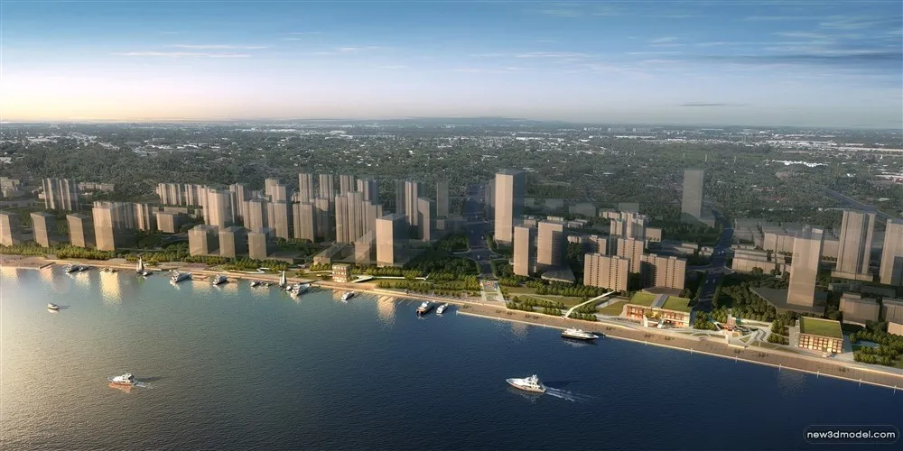 3D Models of Commercial Building - Exterior 3D Scenes - 1043