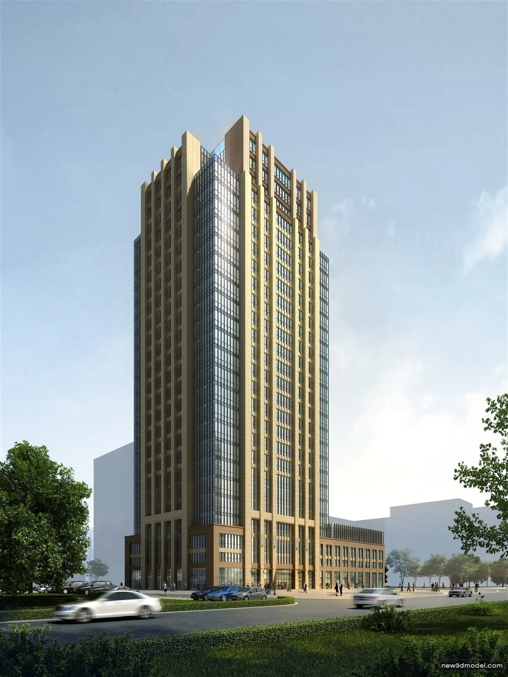 3D Models of Commercial Building - Exterior 3D Scenes - 1045