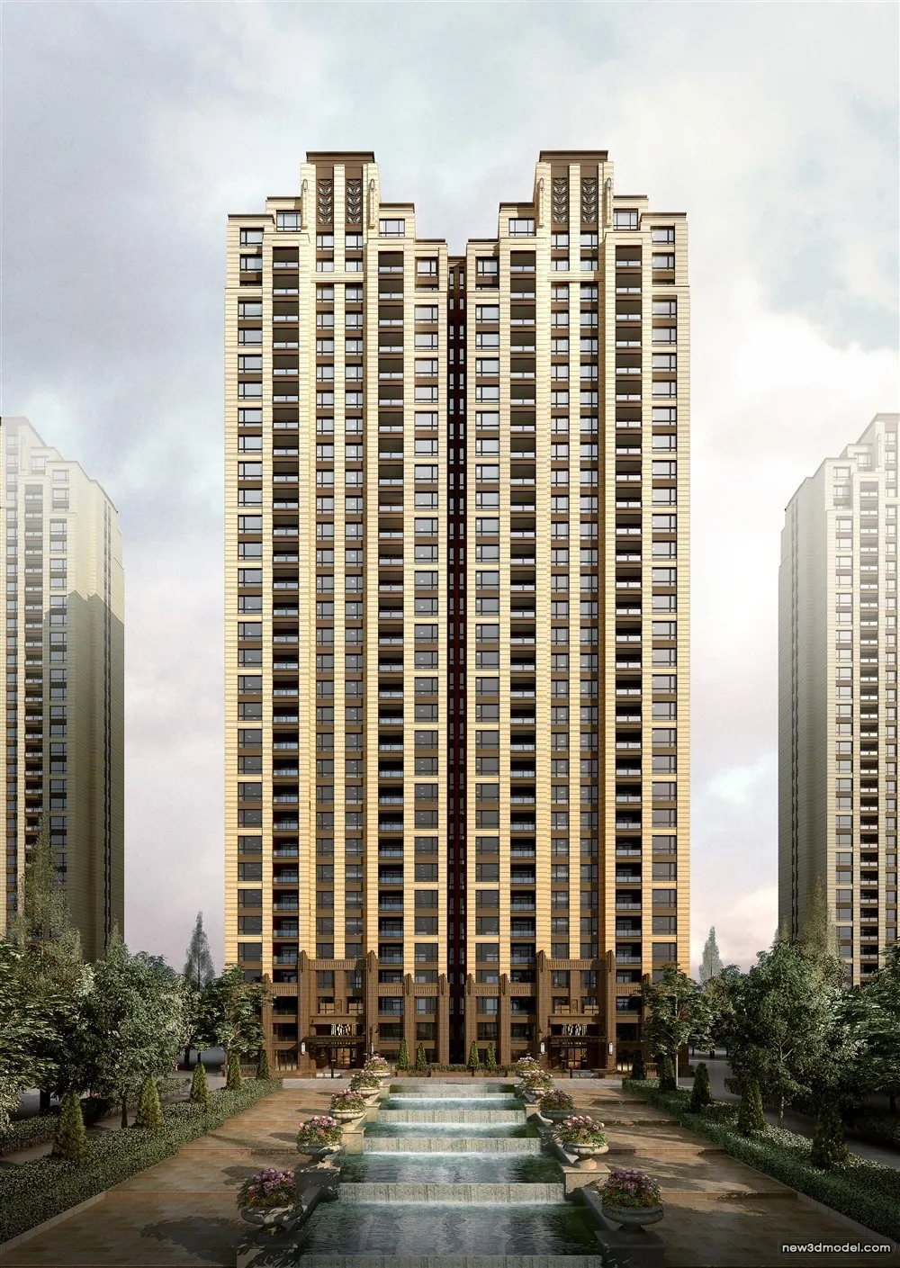 3D Models of Commercial Building - Exterior 3D Scenes - 1046